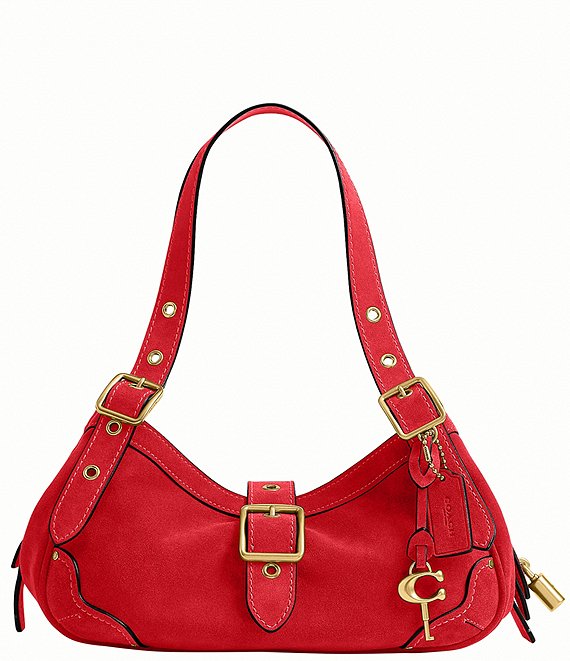 COACH Drifter 31 Suede East West Shoulder Bag