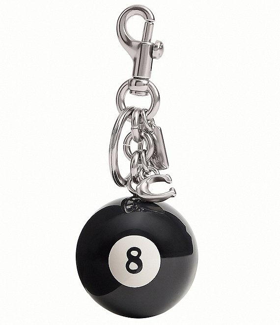 Coach Eight Ball Bag Charm