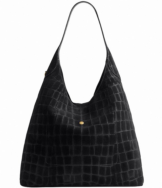 COACH Embossed Croc Brooklyn 39 Hobo Tote Bag | Dillard