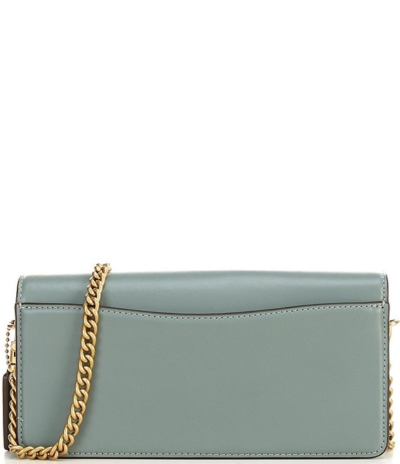 COACH Essential Silver Hardware Long Wallet on a Chain