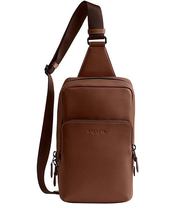 COACH Gotham Glove-Tanned Leather Pack, Redwood - Image 1