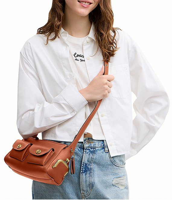 COACH Haversack 27 Turnlock & Kisslock Pocket Shoulder Bag | Dillard's