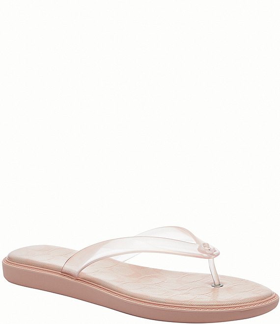 COACH Jelly Rubber Flip Flop Sandals
