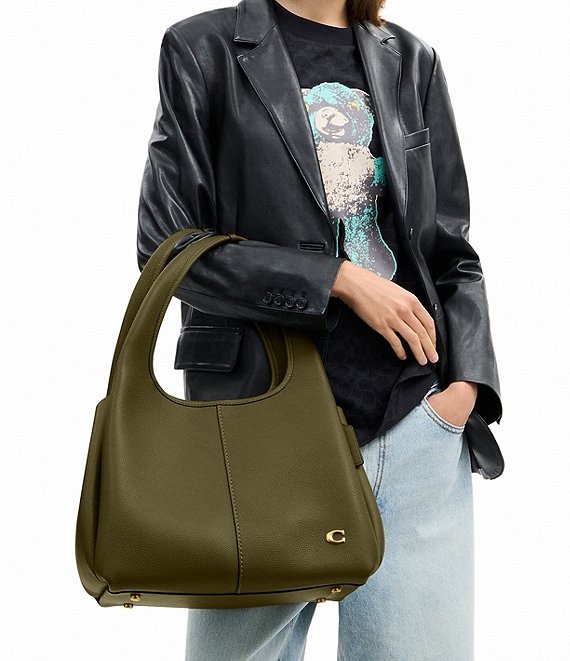 COACH Lana Leather Shoulder Handle Bag | Dillard's