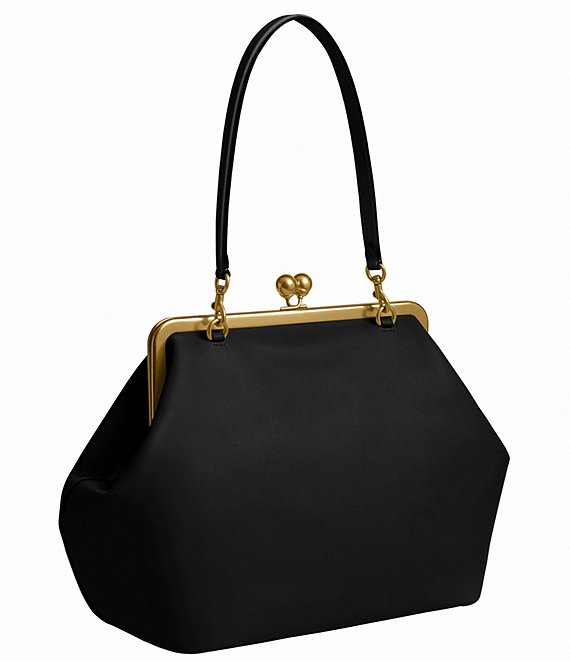 COACH Large Oversized Kisslock Frame Bag