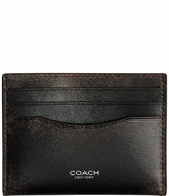 COACH Loved Leather Card Case