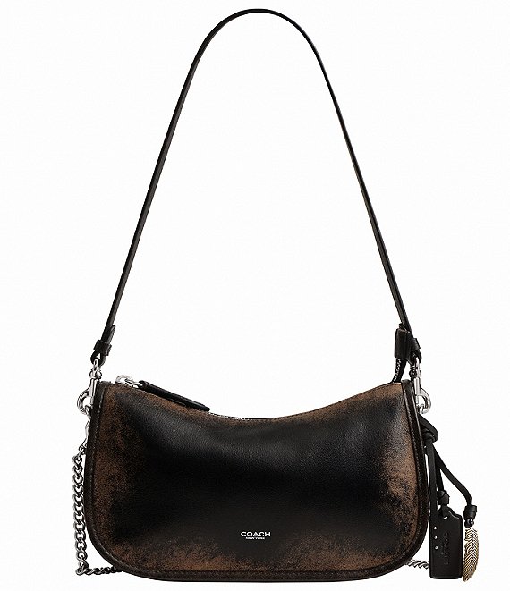 COACH Loved Leather Waverly Shoulder Bag