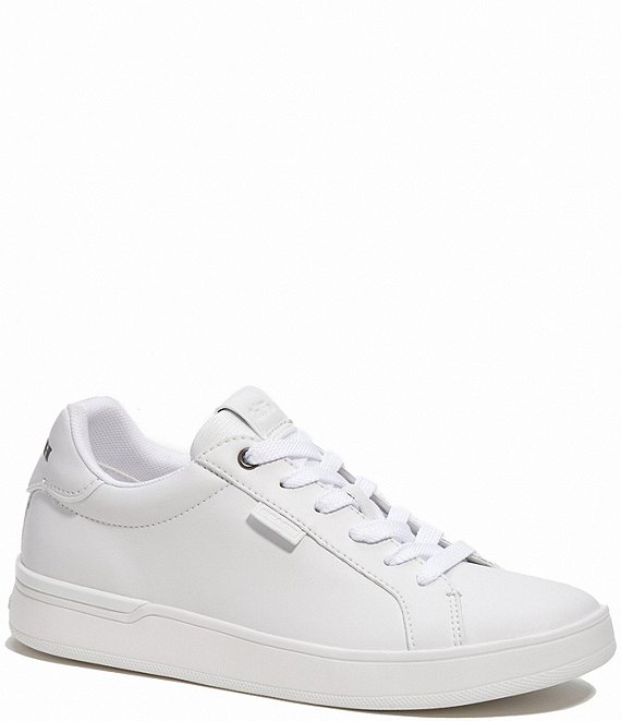 COACH Lowline Leather Lace Up Sneakers Dillard s