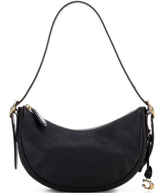 COACH Luna Pebble Leather Gold Toned Shoulder Bag | Dillard's