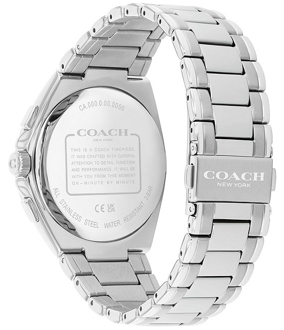 COACH Men's Jackson Quartz Chronograph Stainless Steel Bracelet