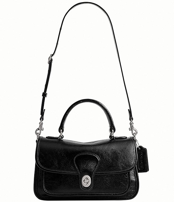 バッグ COACH Metropolitan Leather Shoulder Bag COACH Metropolitan 24 Glazed Leather Messenger Bag | Dillard's