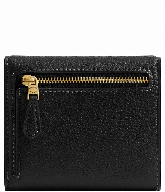 美品 COACH Mira small flap Wallet BLACK COACH Mila Small Flap Wallet | Dillard's
