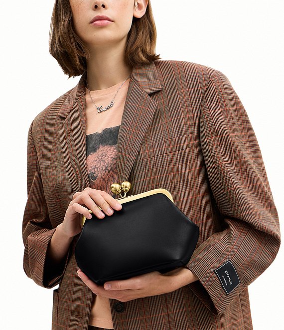 COACH ミニバッグ COACH Mini Kisslock Frame 16 Clutch Bag | Dillard's