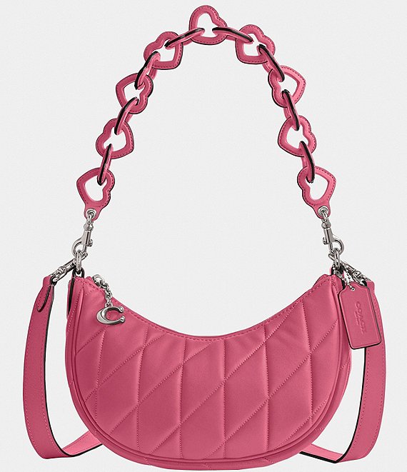 Signature sufflette cloth handbag Coach Pink in Cloth - 36895105