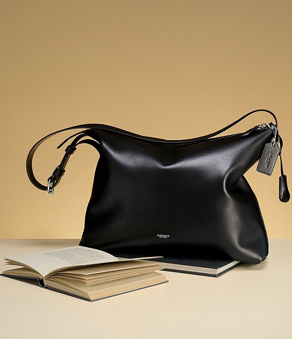 COACH Mott Medium Leather Messenger Bag | Dillard's