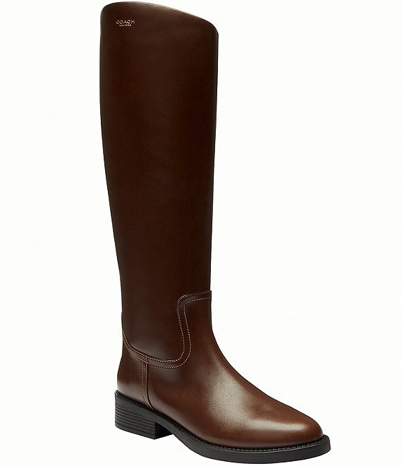 COACH Park Leather Tall Boots