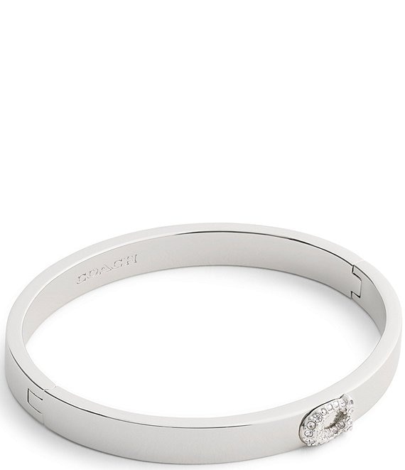 COACH Pave Signature C Bangle Bracelet