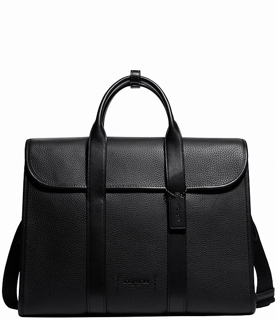 靴/バッグ Coach Men's Gotham Series Portfolio Style Briefcase COACH Pebble Leather Gotham Portfolio Briefcase Handle Bag | Dillard's