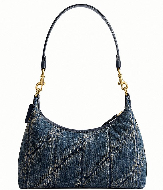 COACH Quilted Denim Juliet Shoulder Bag 25 | Dillard's