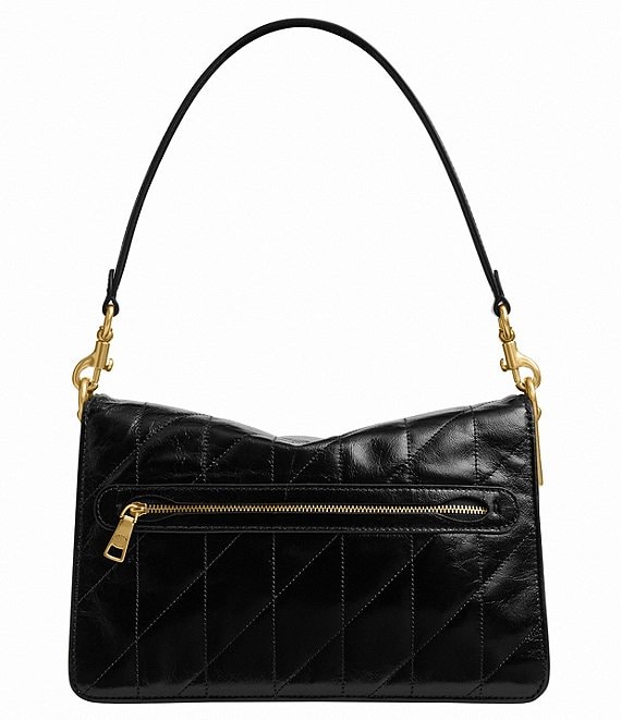 バッグ Coach Chain Shoulder Bag Leather 1258 COACH Quilted Glazed Leather Chain Tabby Shoulder Bag | Dillard's