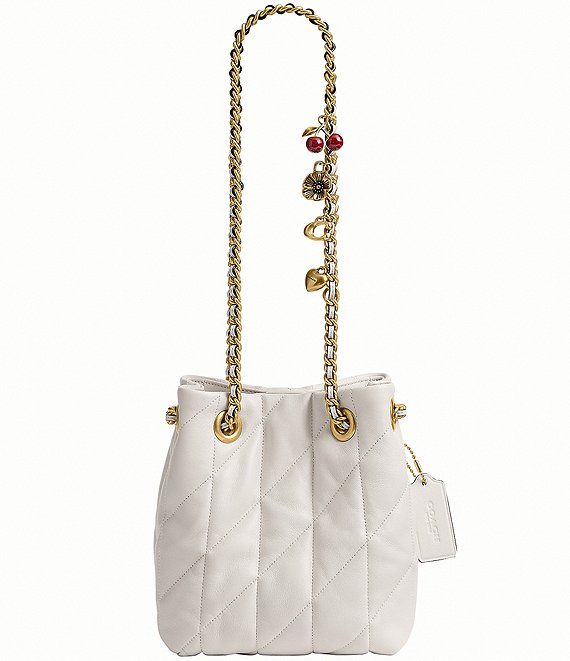 COACH Quilted Jade Quilted Drawstring Bag