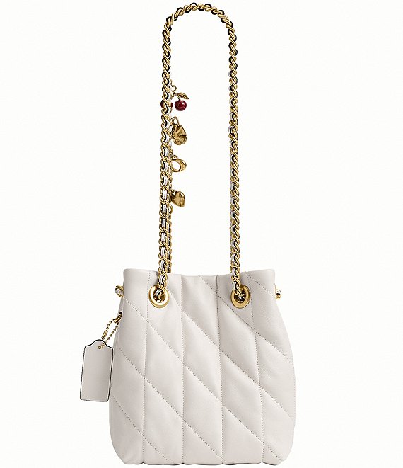 COACH Quilted Jade Quilted Drawstring Bag | Dillard's