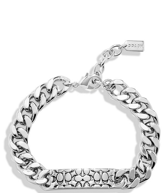 COACH Quilted Signature Link Line Bracelet | Dillard's