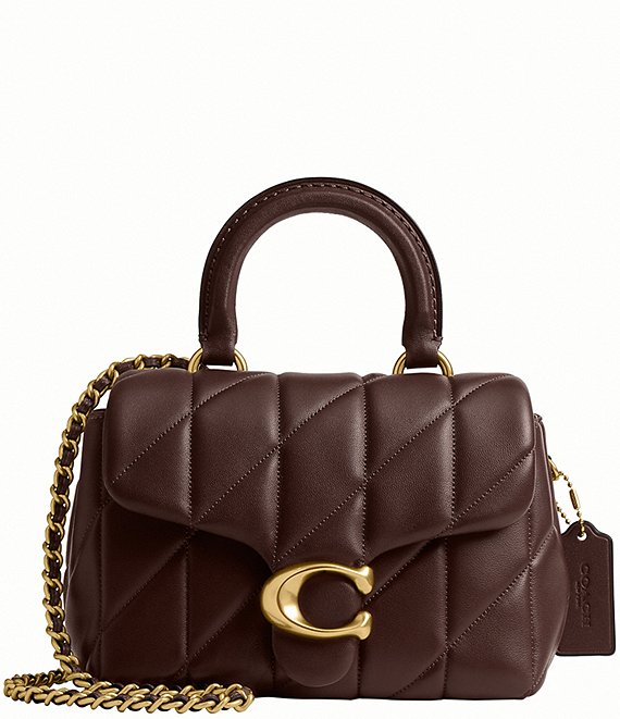 COACH Tabby Top Handle Quilted Bag