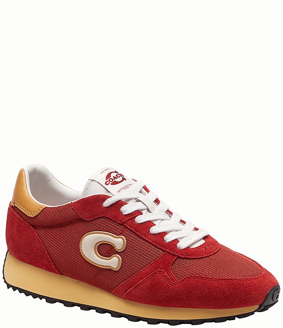 COACH Women's Retro Essential Suede Logo Lace Up Sneakers | Dillard's