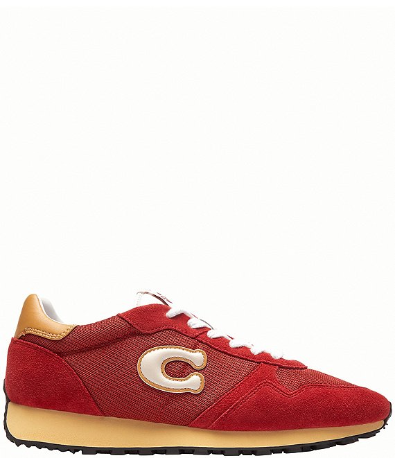 COACH Women's Retro Essential Suede Logo Lace Up Sneakers | Dillard's