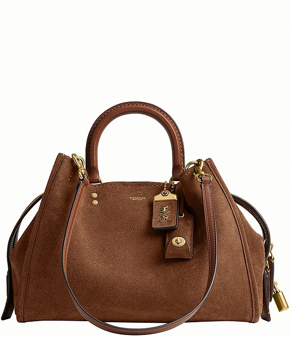 COACH Rogue Satchel Bag 31, Warm Brown - Image 1