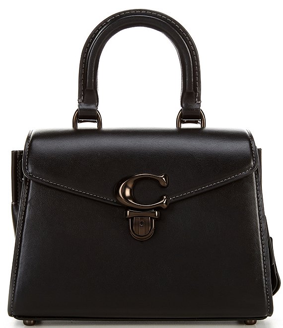 Black Leather Reversible Tote Bag with Silver Hardware — jackie robbins  leather + jewelry
