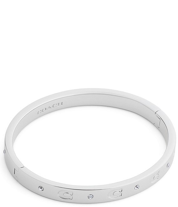 COACH Signature C Stone Bangle Bracelet