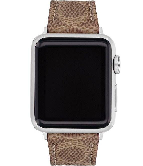 Color:Tan - Image 1 - Women's Signature Canvas 38/40mm Band for Apple Watch®