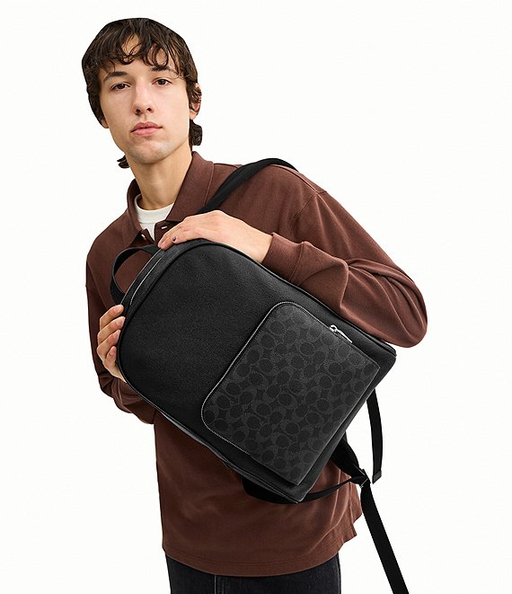 COACH Signature Canvas Wade Backpack | Dillard's