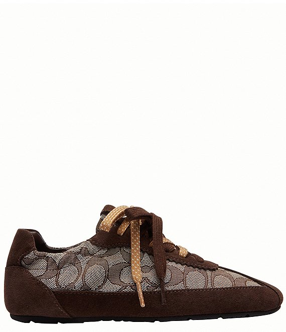 COACH Signature Jacquard Soft Sneakers | Dillard's