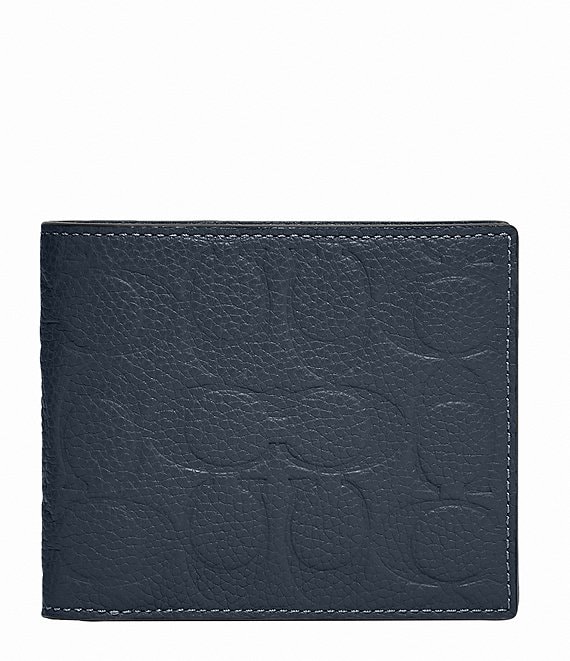 Coach Signature Leather 3-In-1 Wallet | Dillard's