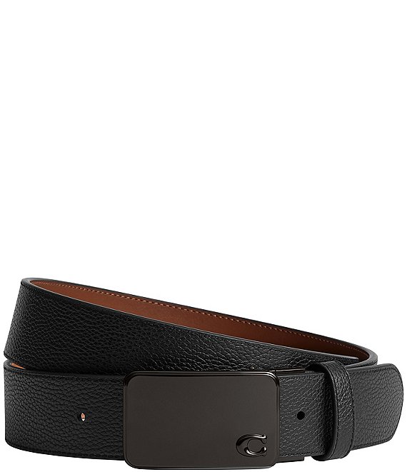 Coach Unisex Leather Belt Signature Buckle Cut-To-Size Reversible Belt, 38 Mm  main image 2