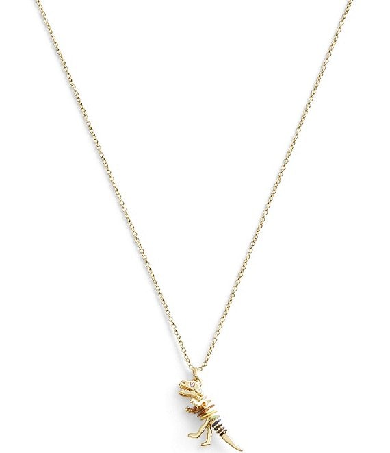 COACH Signature Rainbow Rexy Short Pendant Necklace | Dillard's