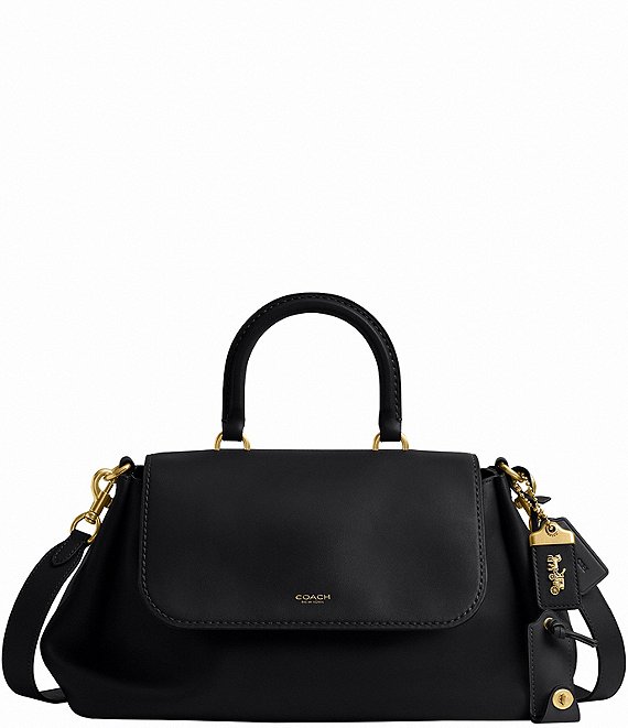 COACH Slouchy Rogue Soft Grain Leather Satchel Bag