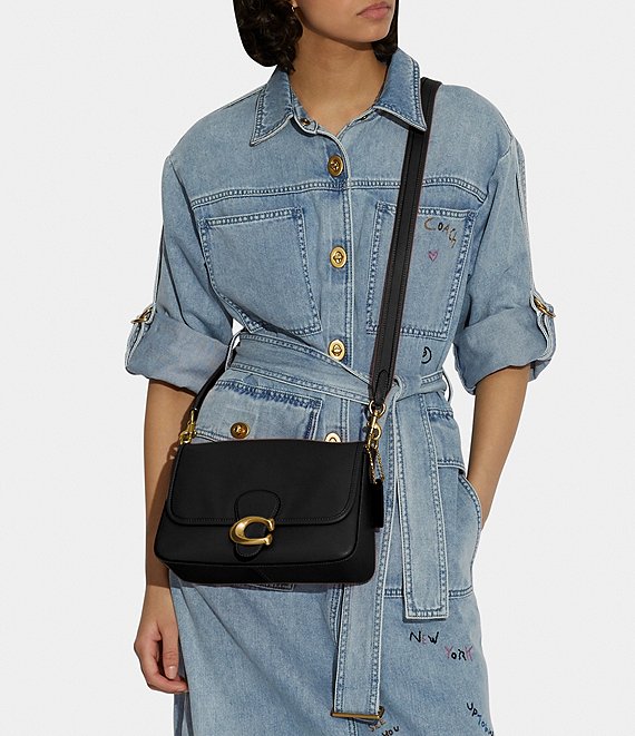 COACH Soft Tabby Leather Shoulder Bag | Dillard's