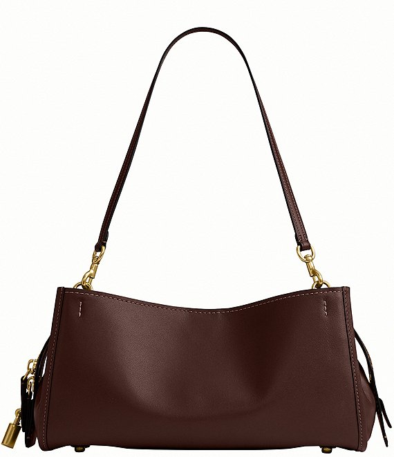 COACH Soft Grain Rogue Leather Shoulder Bag 34 | Dillard's
