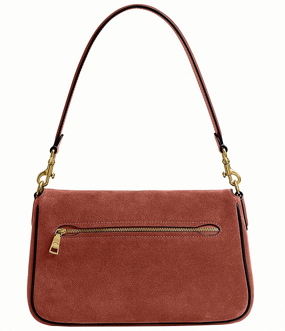 COACH Soft Tabby Suede Shoulder Bag | Dillard's