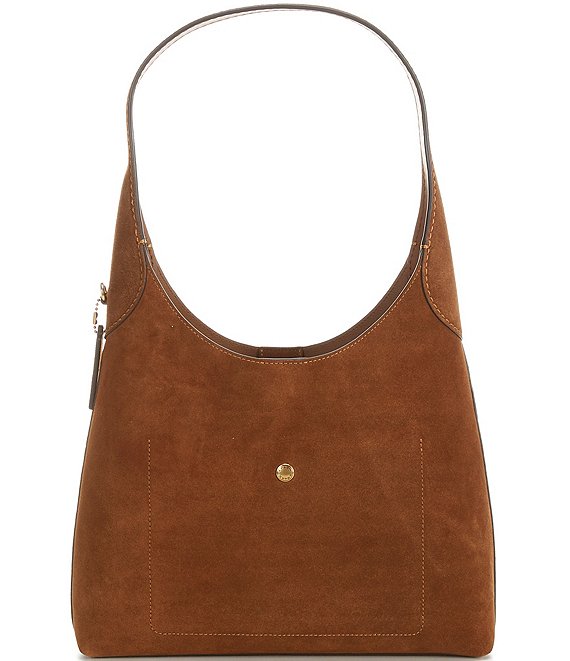 COACH Brooklyn 28 Suede Hobo Bag | Dillard's