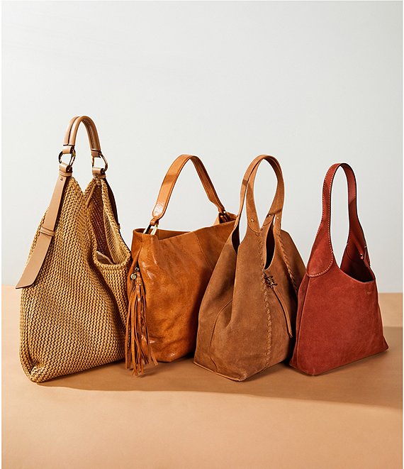 バッグ Coach Hobo Brown Oneshoulderbag COACH Suede Brooklyn Hobo Shoulder Handle Bag 28 | Dillard's