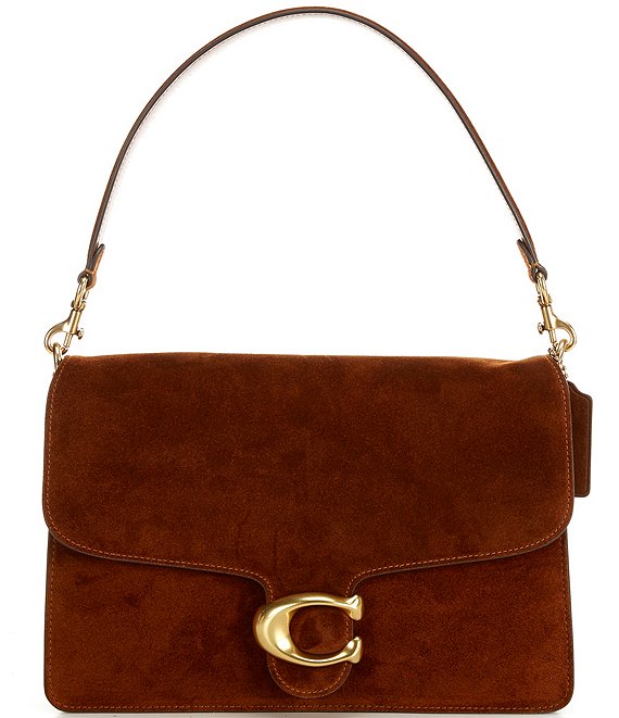 COACH Suede Tabby 30 Shoulder Bag, Warm Brown - Image 1