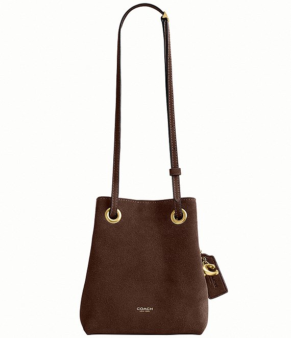 COACH Jade Suede Mini Drawstring Bag | Dillard's