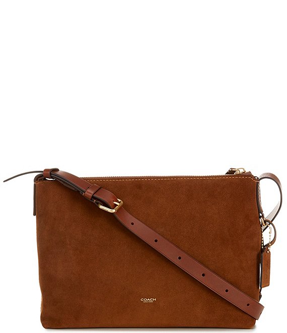 COACH Suede Mott Messenger Bag 33