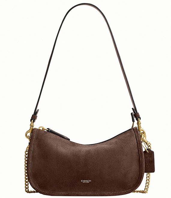 バッグ COACH suede one shoulder bag COACH Suede Waverly Shoulder Bag | Dillard's