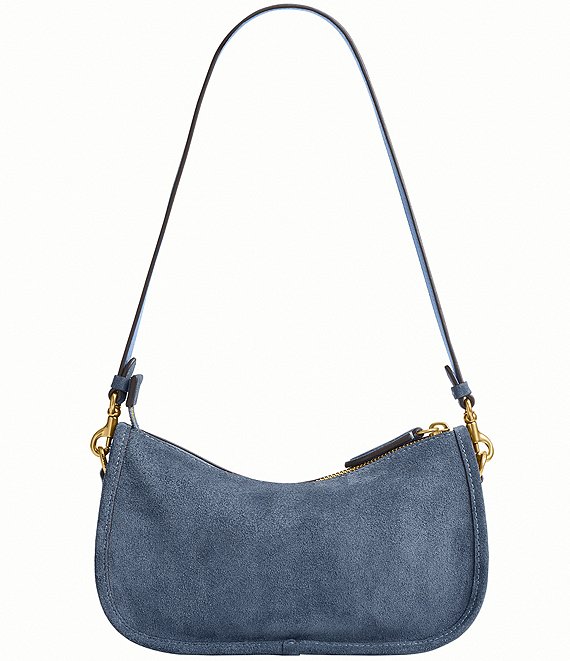 COACH Suede Waverly Shoulder Bag | Dillard's